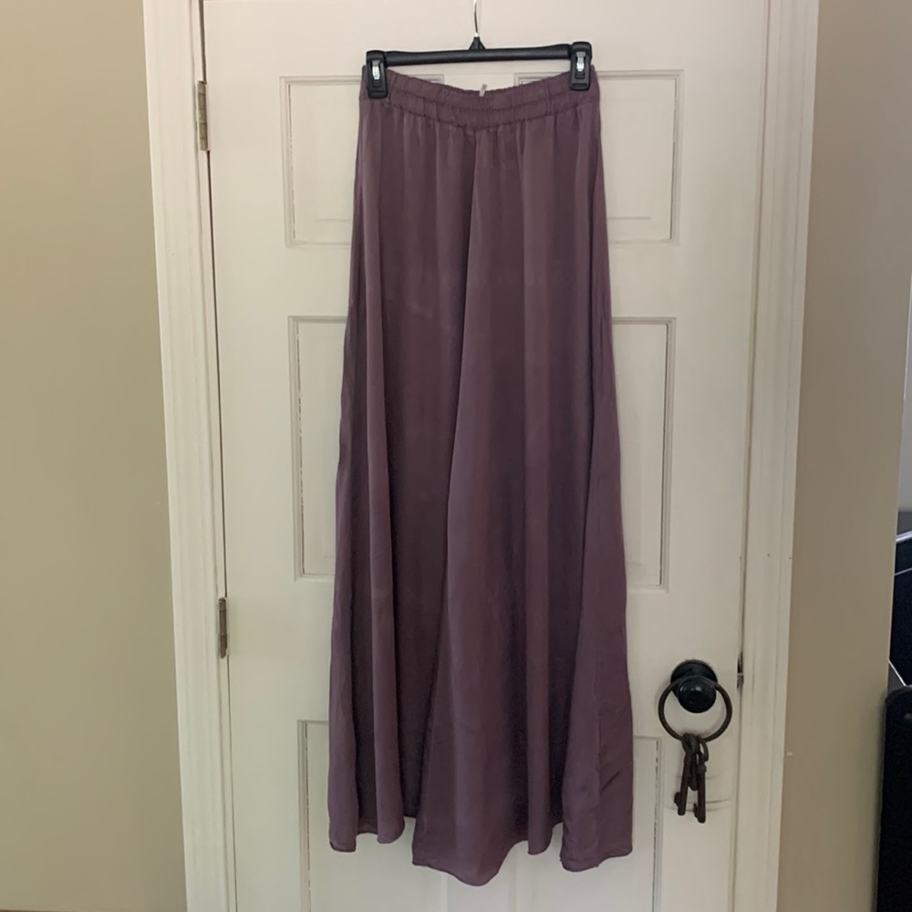 Free People FP purple maxi skirt